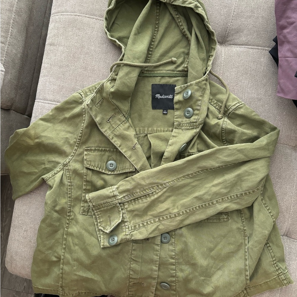 Madewell cropped utility jacket